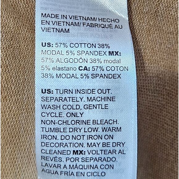 CHICO'S Zenergy 4 Women 20 22 Tunic Top Cheetah Leopard Brown Long Sleeve 50" - Picture 8 of 8